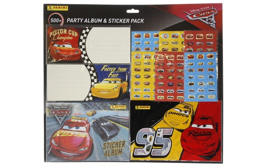 Disney Cars 3 - Mega Sticker Pack mit Album 