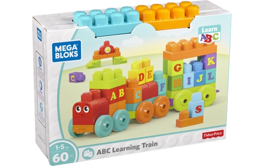 Mega Bloks - ABC Lernzug - 60 Teile 