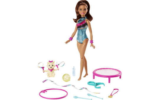 Barbie - Turnerin Teresa - Spielset mit Modepuppe 