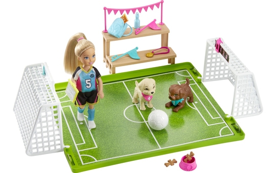 Barbie - Fußballerin Chelsea - Spielset mit Puppe 