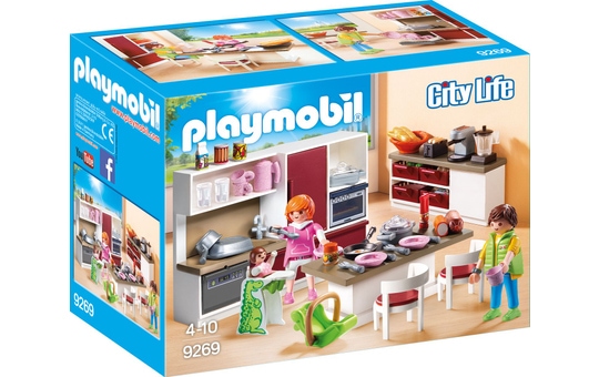 PLAYMOBIL® 9269 - Große Familienküche - Playmobil City Life 