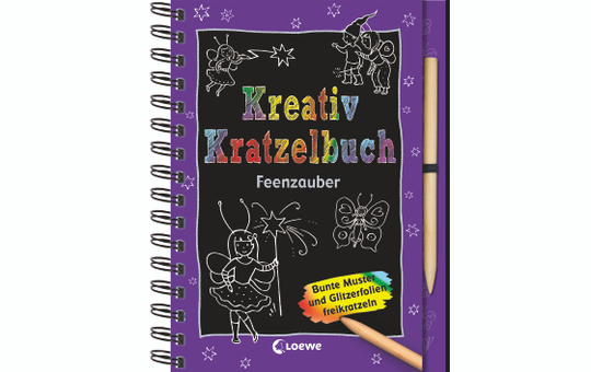 Kreativ Kratzelbuch Feenzauber - Loewe 