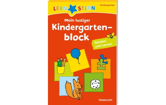 Mein lustiger Kindergartenblock - Spielen und Lernen - Lernstern 