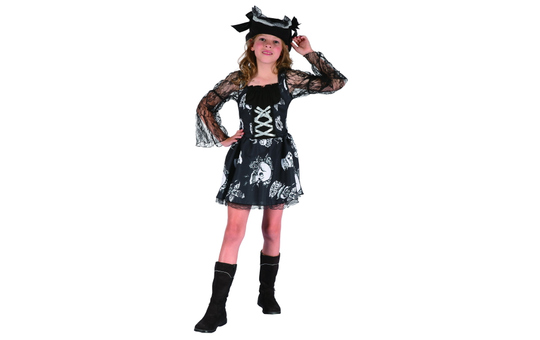 Kinder Kostüm Piratenprinzessin, 2-teilig 
