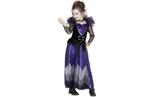 Kostüm - Böse Königin - für Kinder - 2-teilig - verschiedene Größen 