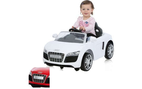 Kinder-Elektrofahrzeug - Audi R8 Cabrio - mit RC - verschiedene Farben 