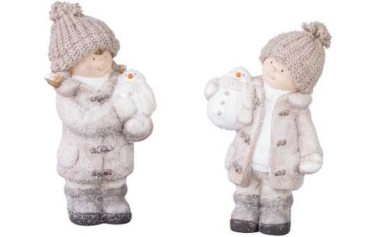 Winterkind - aus Terrakotta - verschiedene Designs 