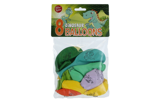Luftballons - Dinosaurier - 8 Stück 