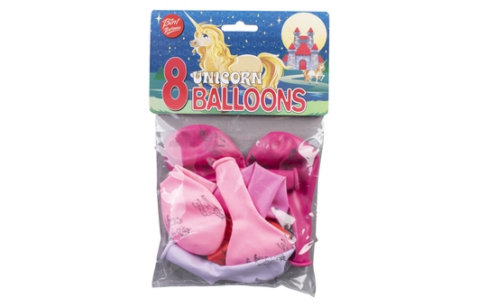 Luftballons - Einhörner - 8 Stück 