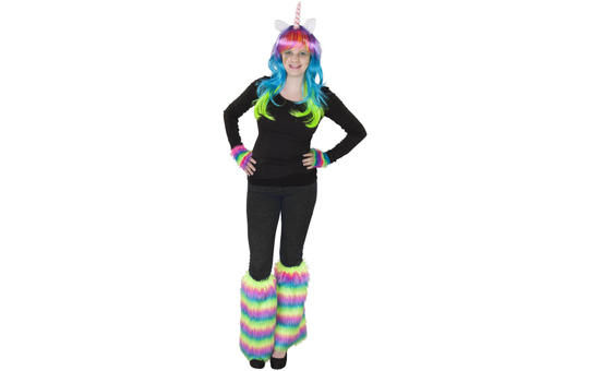 Kostümset - Regenbogen - für Erwachsene - 2-teilig 