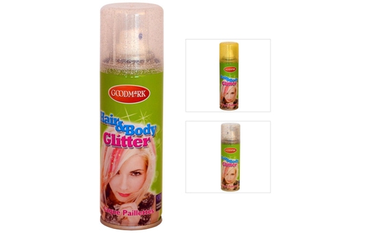 Glitzer-Haarspray - 125 ml - verschiedene Farben 