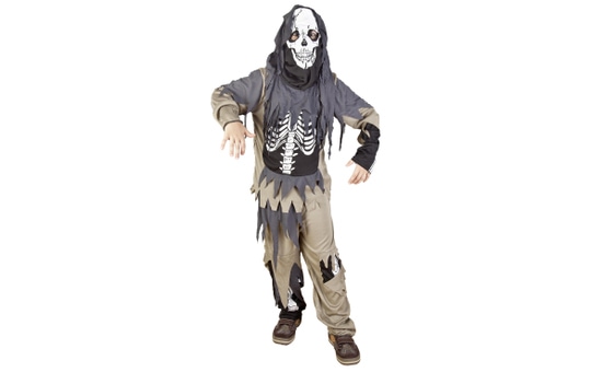 Kostüm - Skelett, für Kinder - 3-teilig 