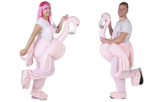 Kostüm - Flamingo - für Erwachsene 