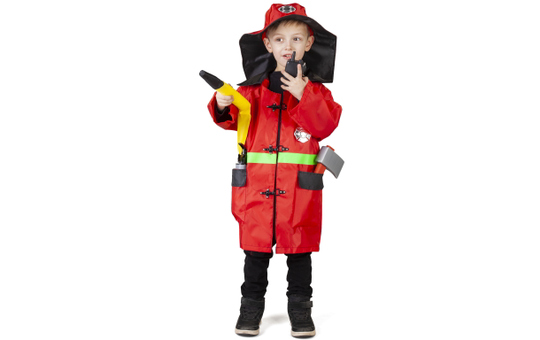 Kostüm - Feuerwehrmann - für Kinder - 5-teilig 
