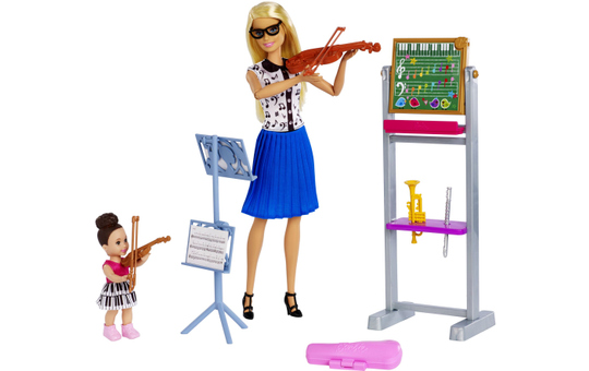 Barbie - Du kannst alles sein - Spielset  Berufe  Musiklehrerin