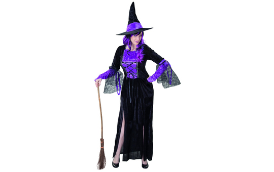 Kostüm - Hexe - für Erwachsene - 2-teilig 
