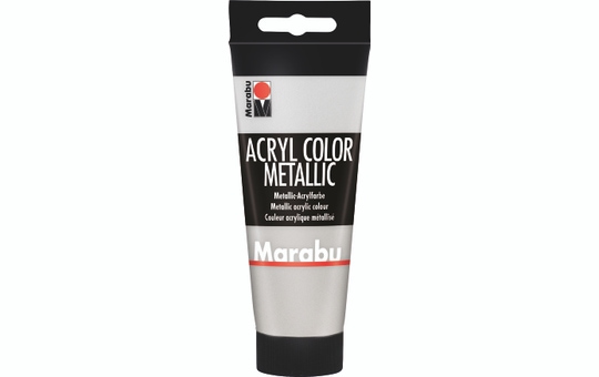 Marabu - Acryl Farbe - Silber - 1 Tube à 100 ml 