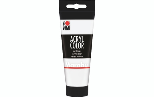 Marabu - Acryl Farbe - Weiß - 1 Tube á 100 ml 