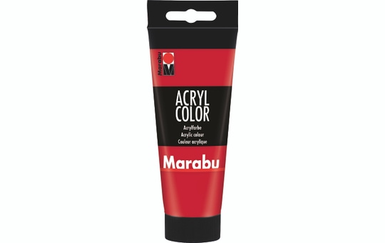 Marabu - Acryl Farbe - Kirschrot - 1 Tube á 100 ml 