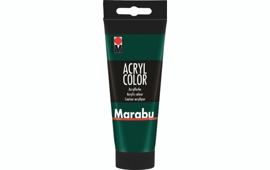 Marabu - Acryl Farbe - Tannengrün - 1 Tube á 100 ml 
