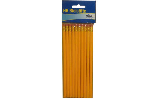 10 HB Bleistifte mit Radierer BESTTOY 
