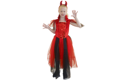 Kostüm - Teufelchen - für Kinder - 2-teilig - verschiedene Größen 