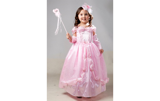 Besttoy Kostüm Prinzessin rosa 2tlg Kleid+Armstulpen 
