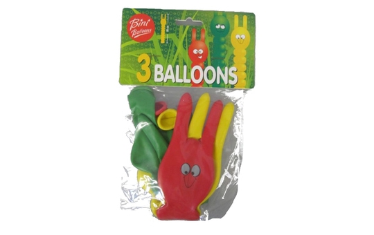 Luftballons - Raupe - 3 Stück 