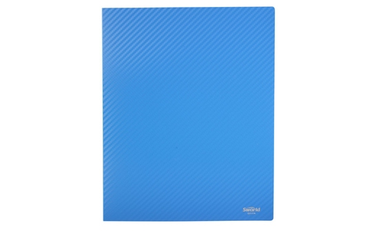 Ringbuch A4 - Carbon Design - Blau 