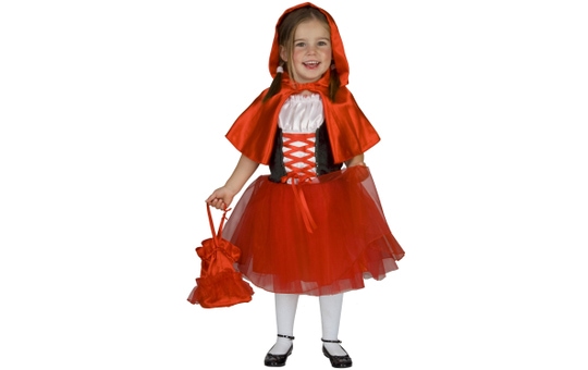 Kostüm - Rotkäppchen - für Kinder - 2-teilig - verschiedene Größen 
