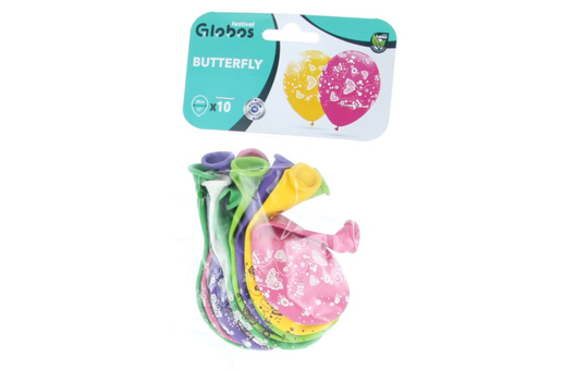 Luftballons - Schmetterlinge - 10 Stück 