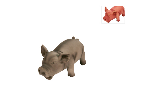 Hundespielzeug - Schwein mit Grunzton - 1 Stück 