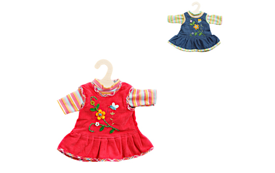 Puppenkleid mit Langarm-Shirt - 34-45 cm  