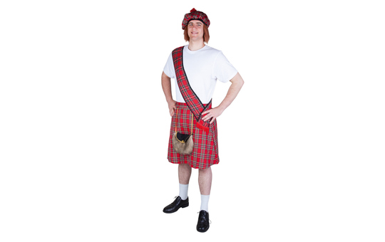Kostüm - Schotte - für Erwachsene - 3-teilig 