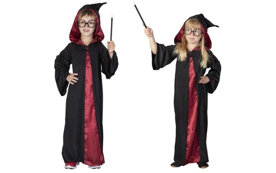 Kostüm - Zauberer - für Kinder - 3-teilig - verschiedene Größen 