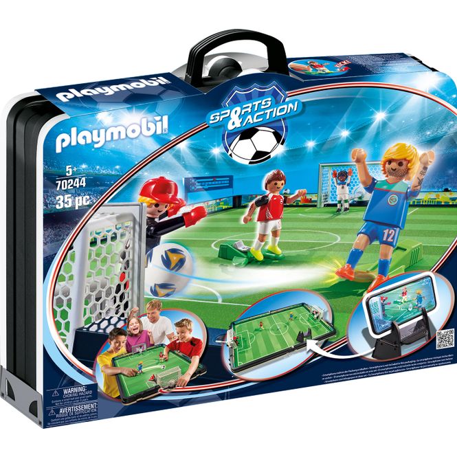 playmobil® fußball 70244  große fußballarena zum