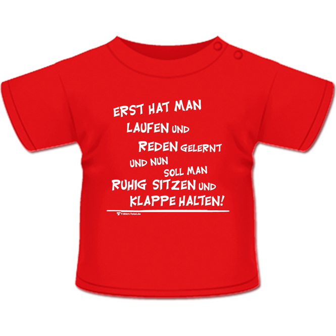 Laufen und Reden T-Shirt rot 