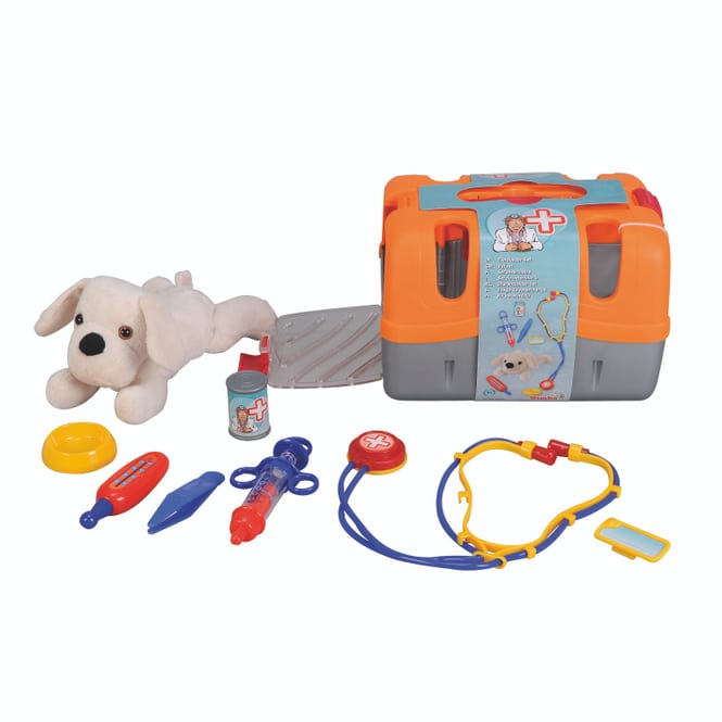 Tierarztkoffer mit 22cm Plüschhund Simba Toys 
