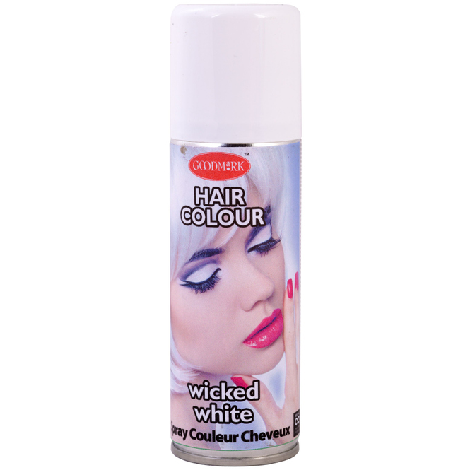 Color-Haarspray - 125 ml - weiß