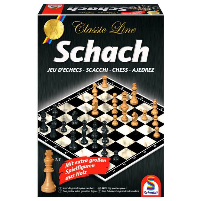 Schach mit großen Figuren