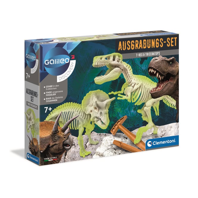 Ausgrabungsset Dinoschädel Triceratops T-Rex World Spiegelburg 14640 