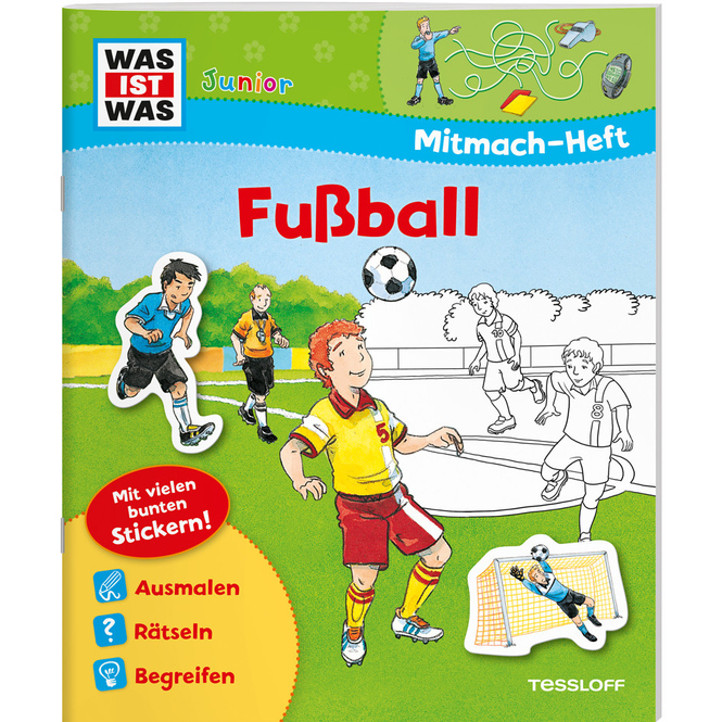 WAS IST WAS Junior - Mitmach-Heft - Fußball 