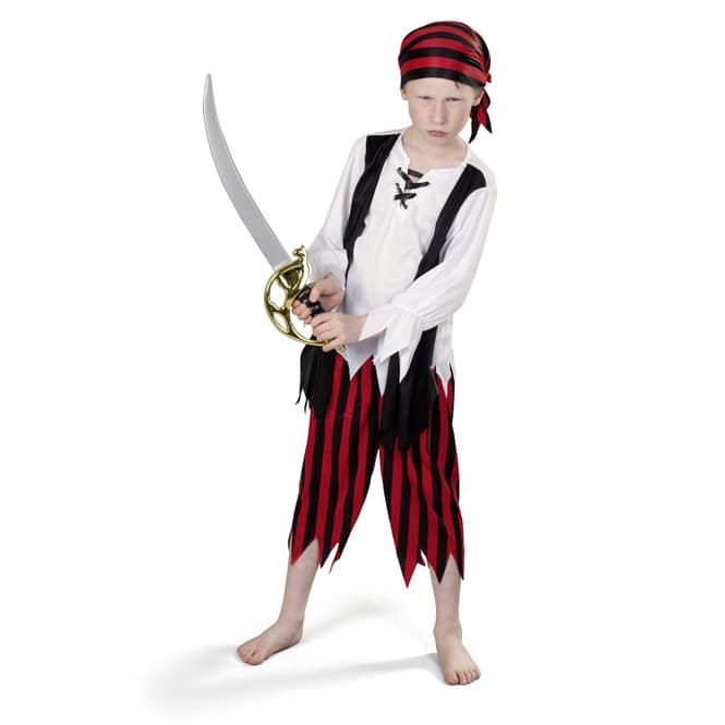 Kostüm - Piratenjunge - für Kinder - 3-teilig - verschiedene Größen 