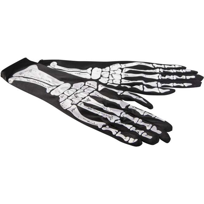 Skelett-Handschuhe - XL - für Erwachsene - 1 Paar 