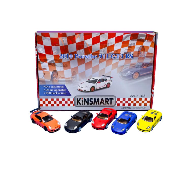 Spielzeugauto von Porsche - verschiedene Modelle - 1:36 - 1 Stück 