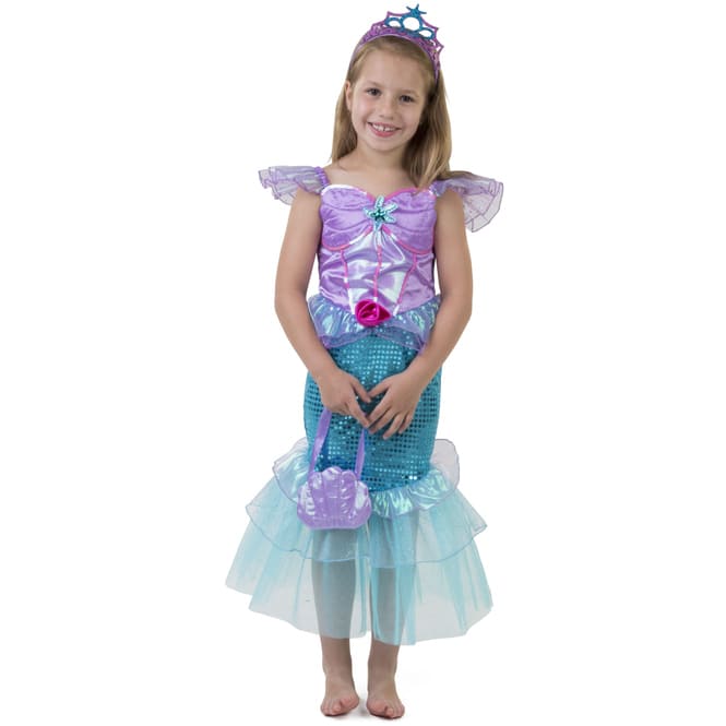 Kostüm - Kleine Meerjungfrau - für Kinder - 3-teilig - verschiedene Größen 