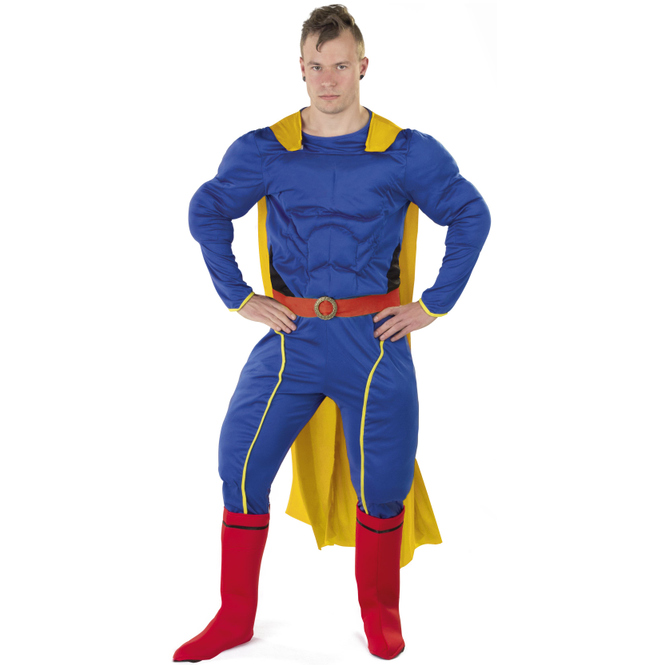 Kostüm - Held - für Erwachsene - 5-teilig - Größe 52/54