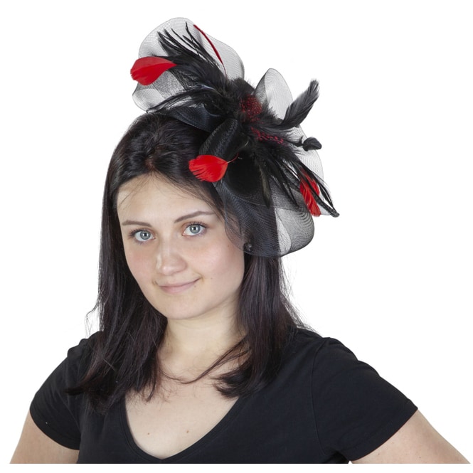 Mini-Hut - mit Federn - für Erwachsene 