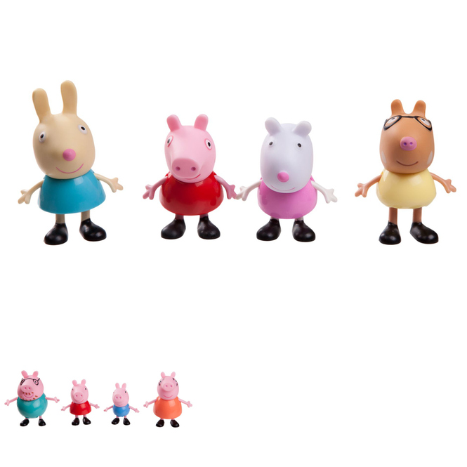 Peppa Wutz - Spielfiguren im 4er Pack - verschiedene Ausführungen 