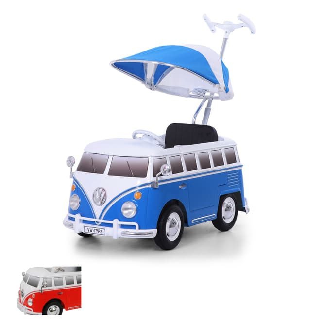 Rutschauto mit Schiebestange - VW Bus T1 - verschiedene Farben